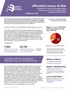 Affordable Homes At Risk 2022_CHPC_report cover